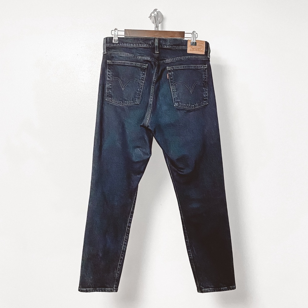 Levi's Wedgie High-Rise Skinny Fit Jeans Cotton Dark Wash Button Fly‎ Size 29 - Picture 3 of 11